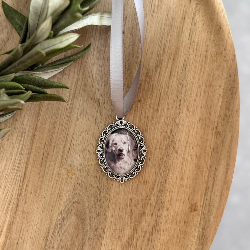 memorial gedenkanhänger für haustiere silber