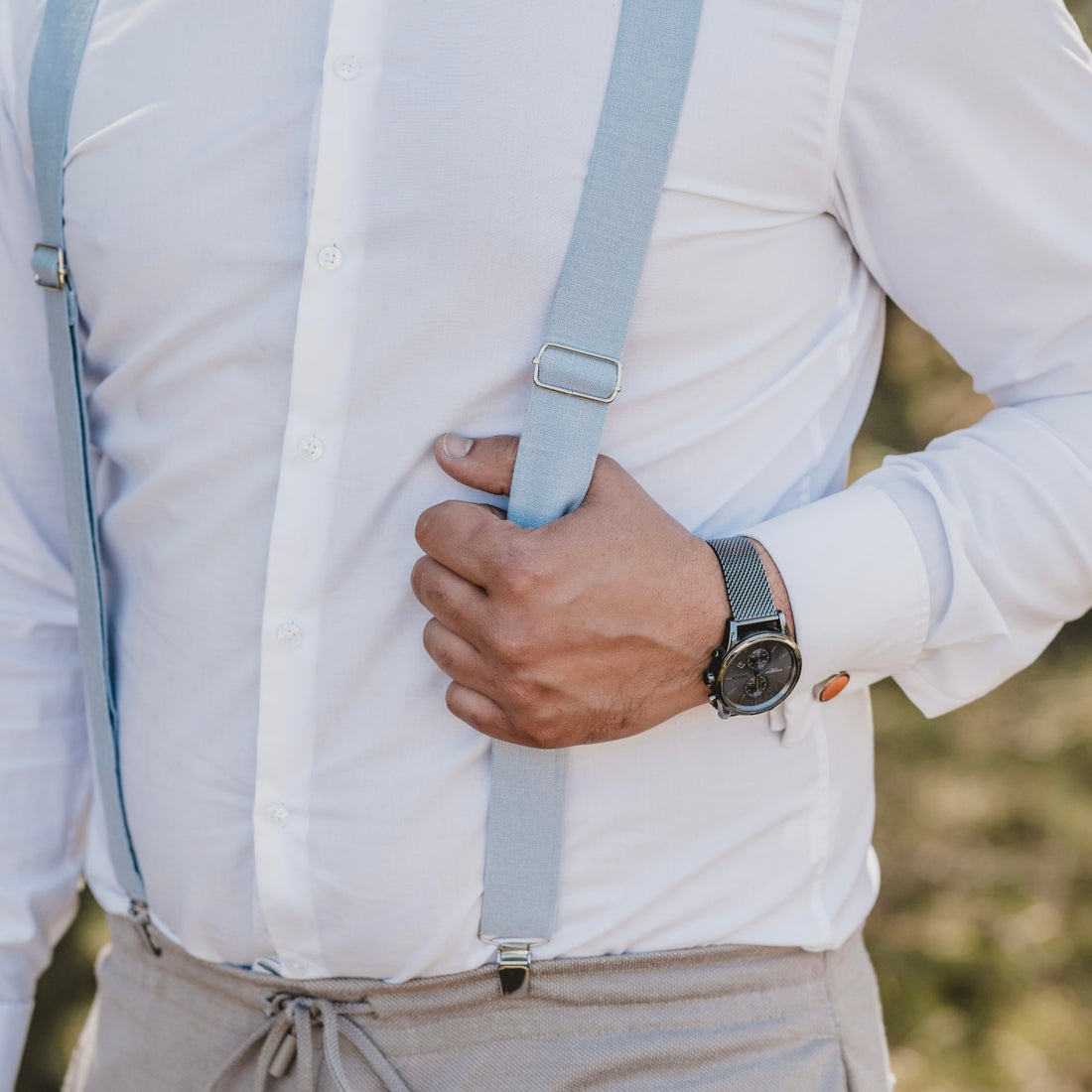 Herren Hosenträger | aus Leinen | verschiedene Farben