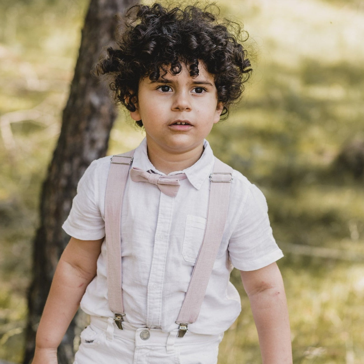 Linen bow tie Max for children