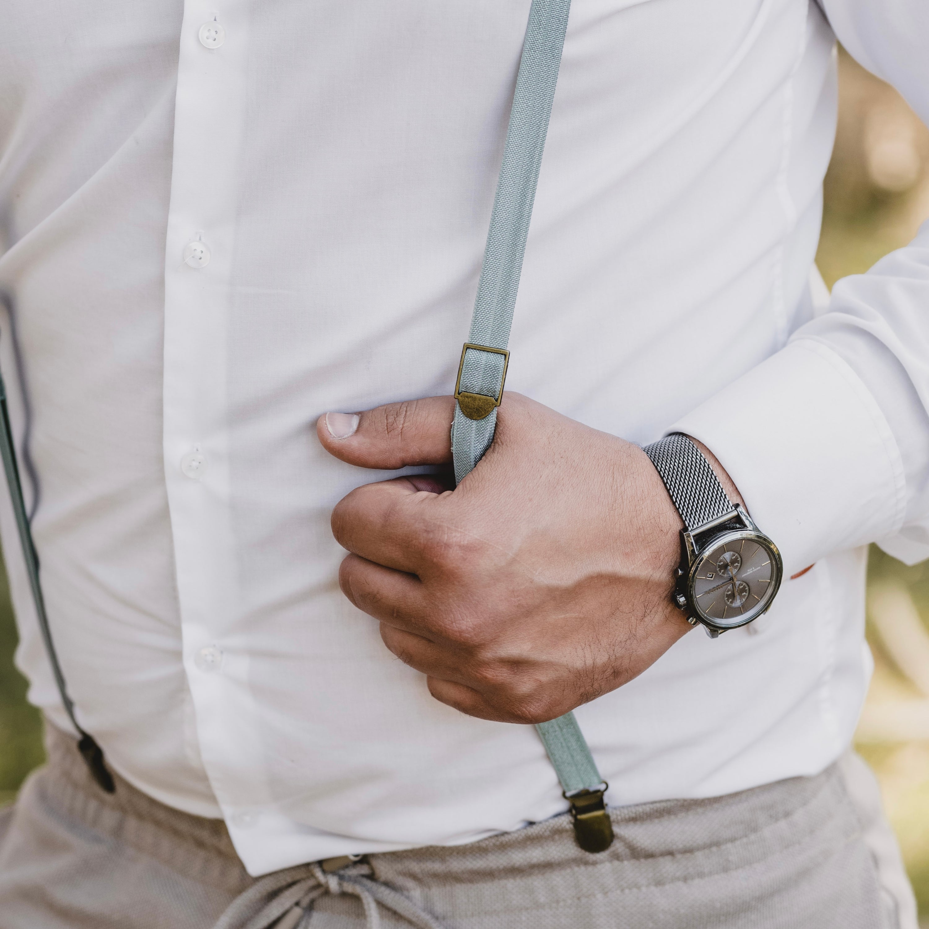 Bow tie & suspenders set | narrow | various colors