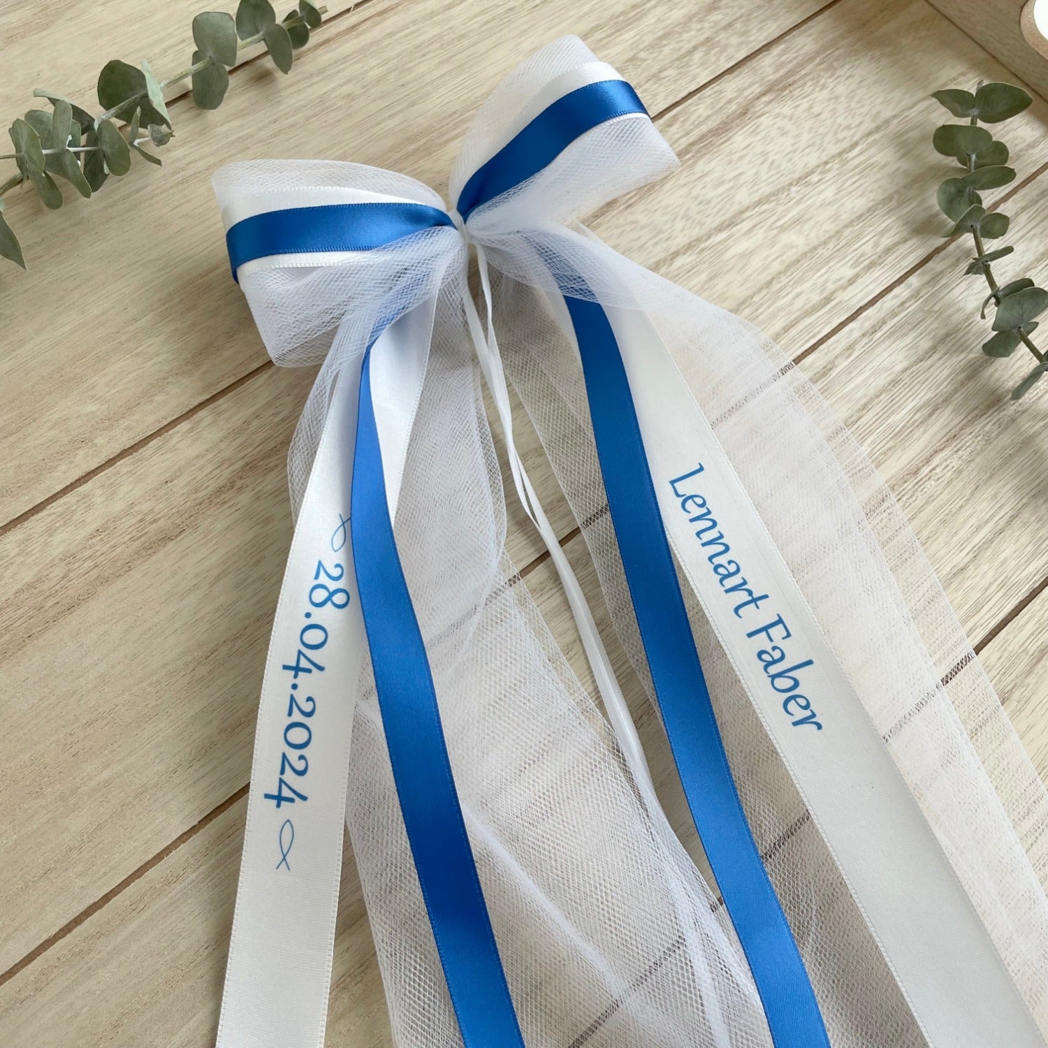 Personalized ribbon for baptism | communion | confirmation | confirmation