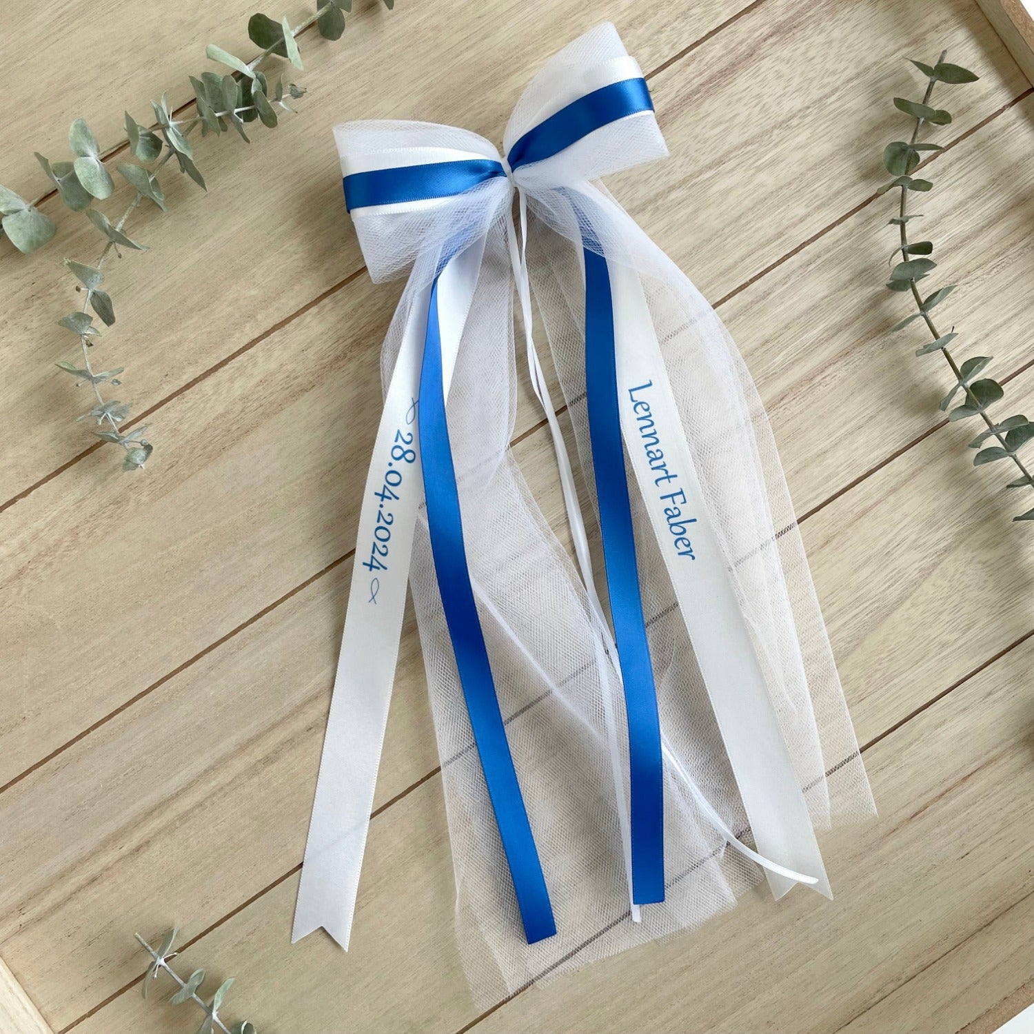 Personalized ribbon for baptism | communion | confirmation | confirmation