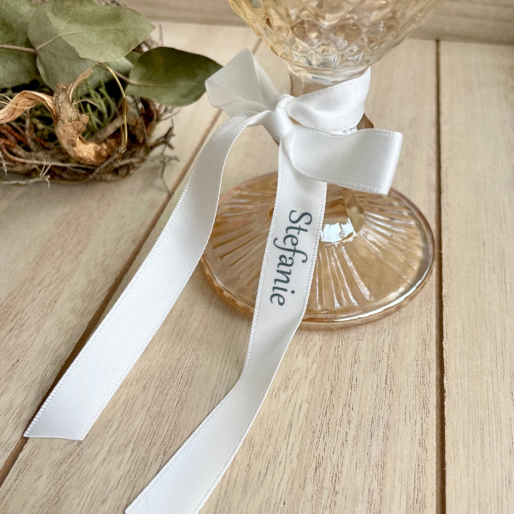 Bow personalized | Baptism | Table decoration
