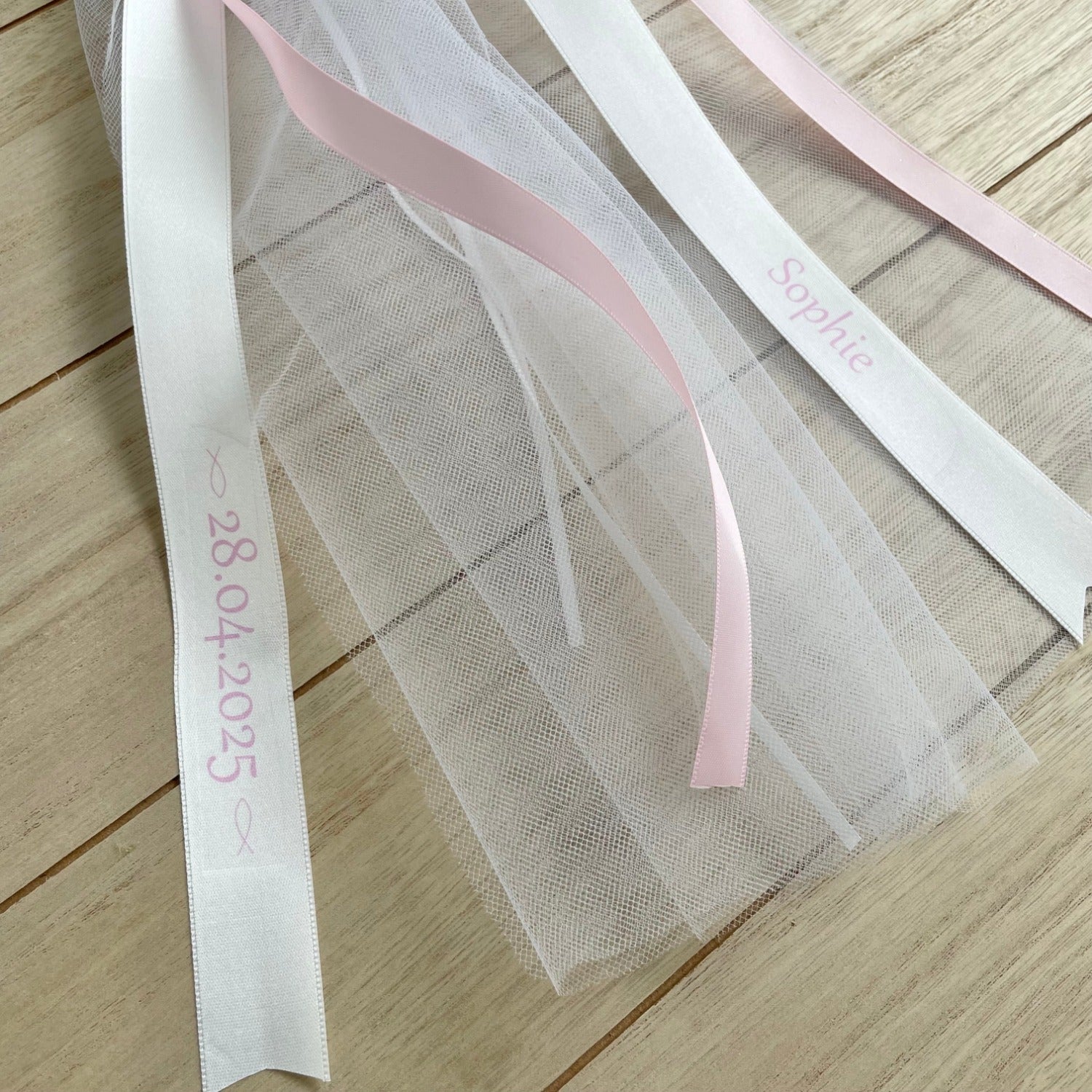 Personalized ribbon for baptism | communion | confirmation | confirmation