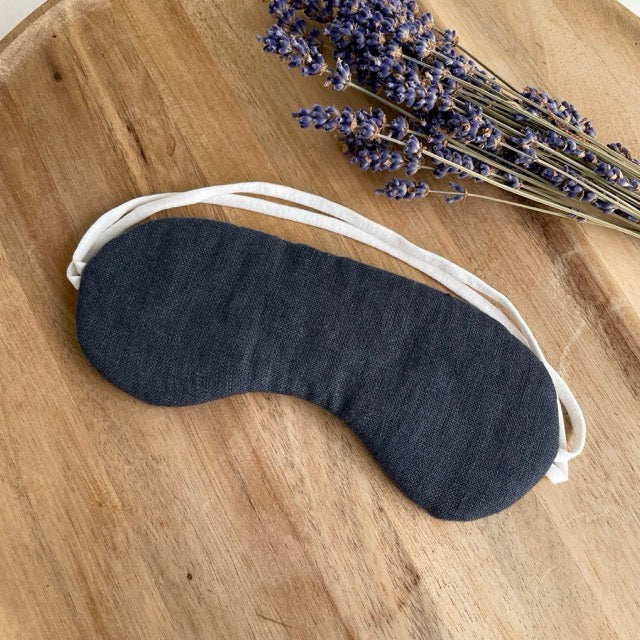Schlafmaske Lavendel Anthrazit