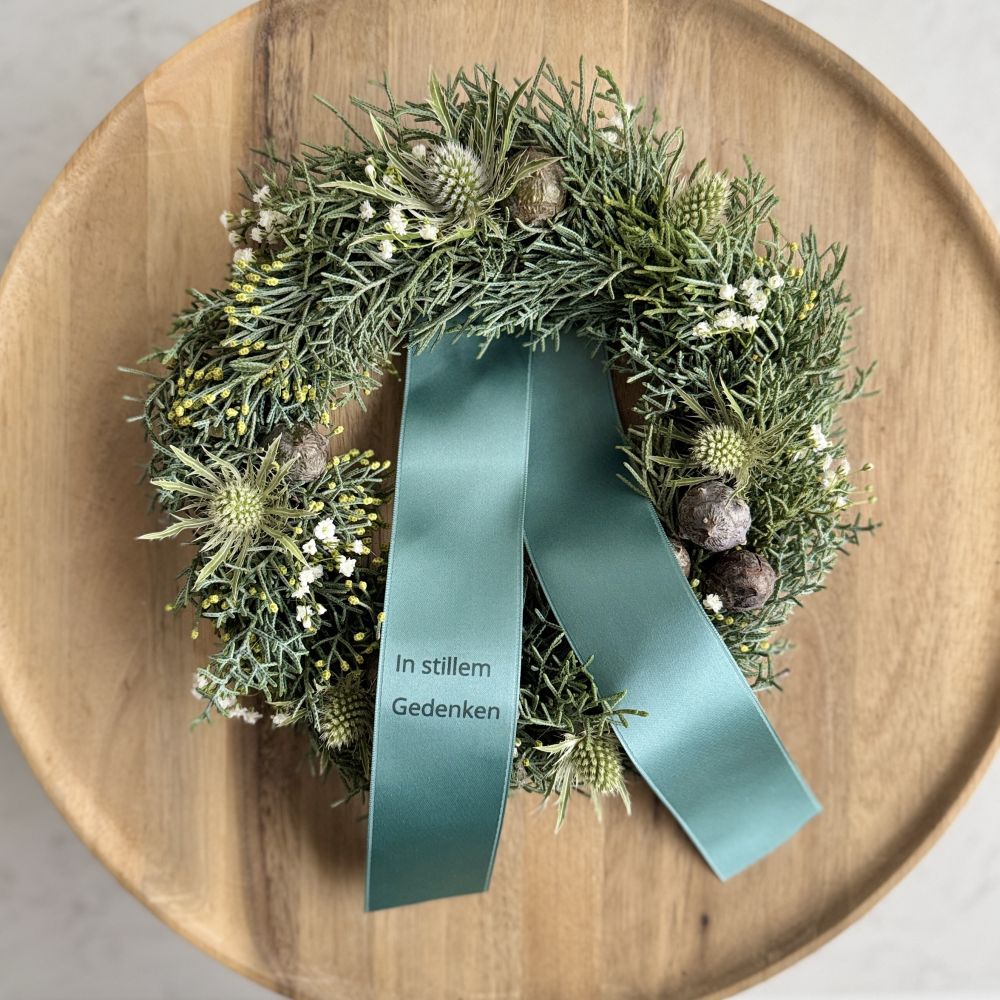 Trauerschleife | Grabgesteck Schleife | personalisiert | 40 mm