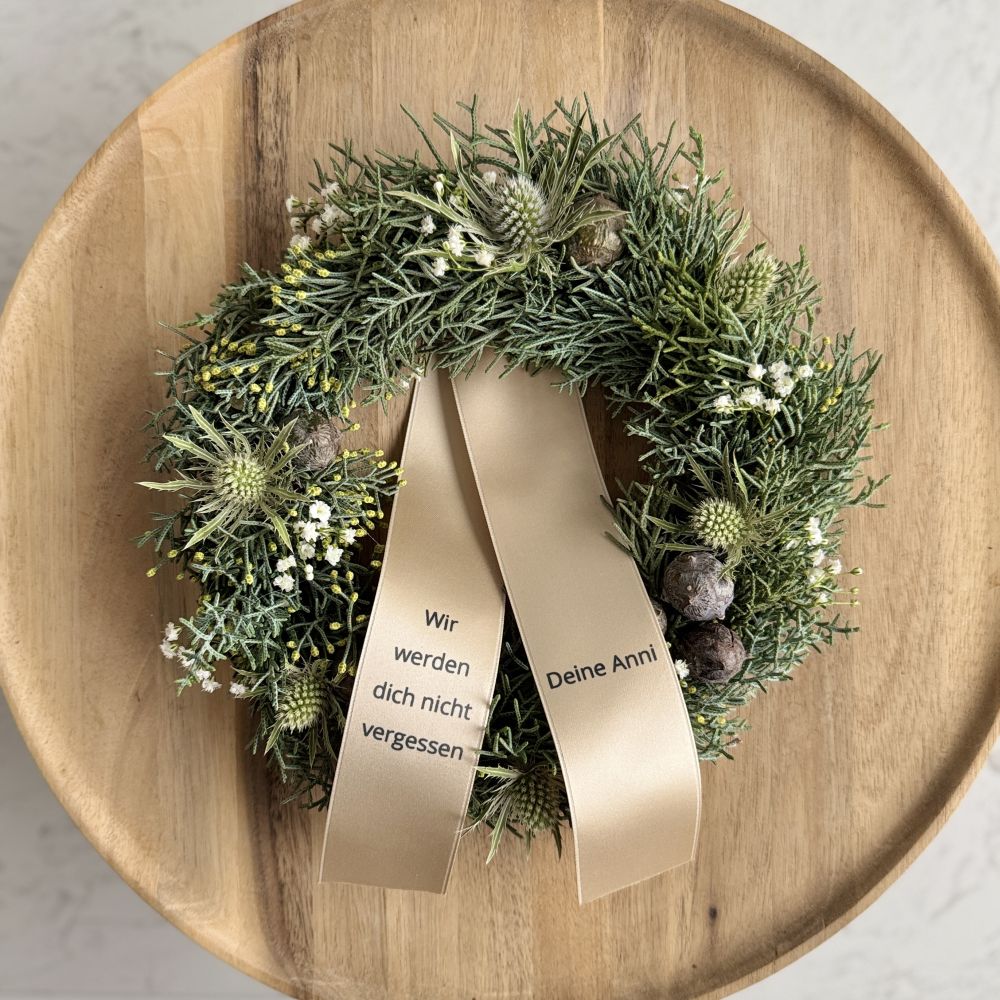 Mourning ribbon | Grave arrangement ribbon | personalized