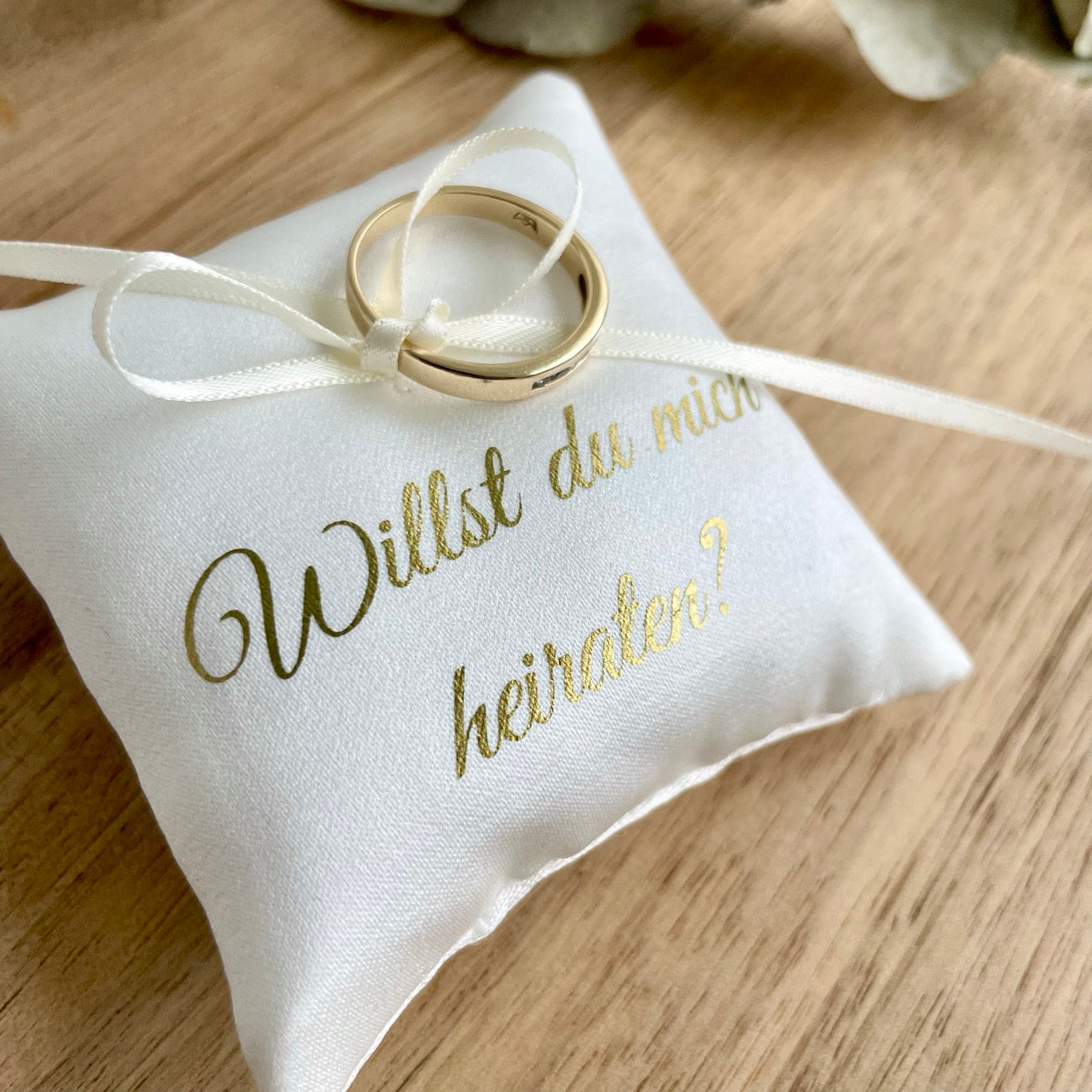 Verlobungsringkissen - Willst du mich heiraten?