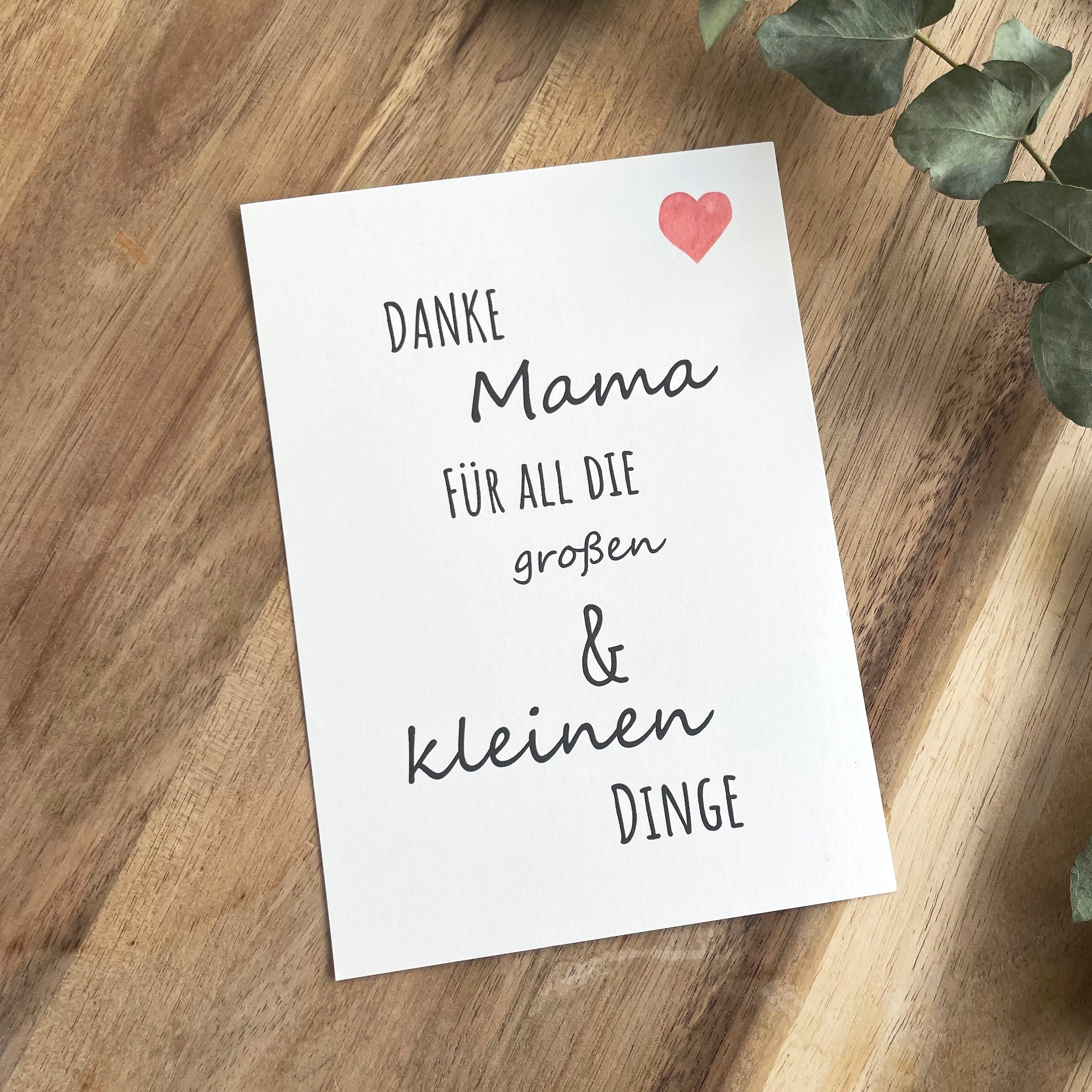 Außergewöhnliche Karte zum Muttertag