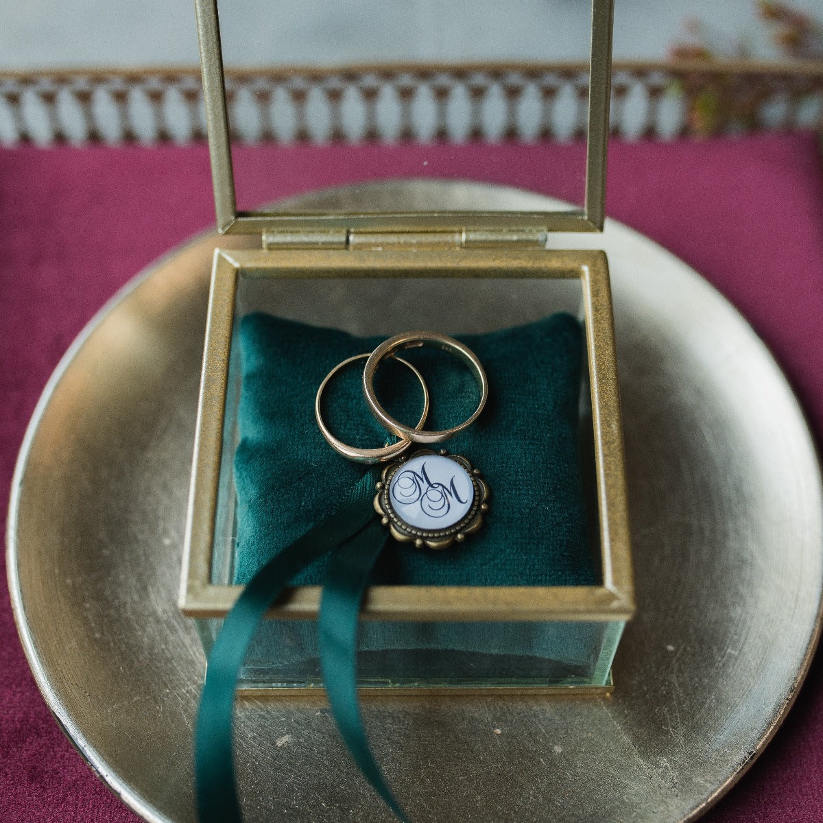 Aufbewahrung Ringe mit Anhänger