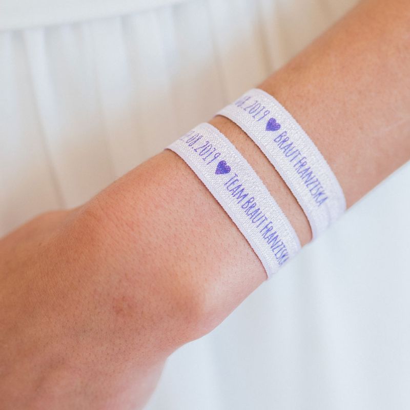 Elastische Armbänder Mädels Set Team bride