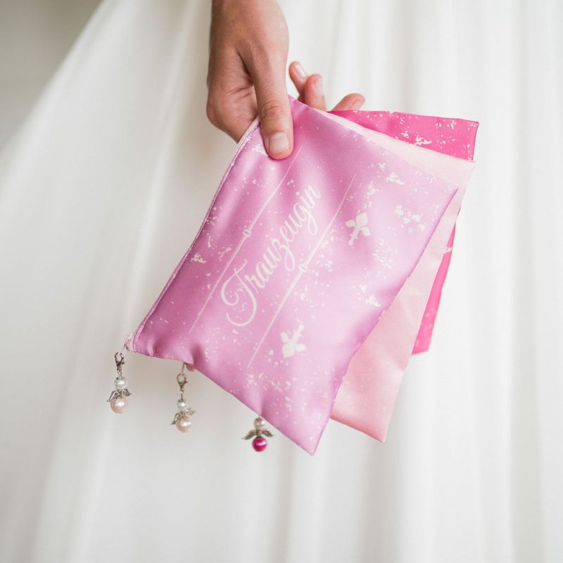 Kosmetiktäschchen Rosa Hochzeit