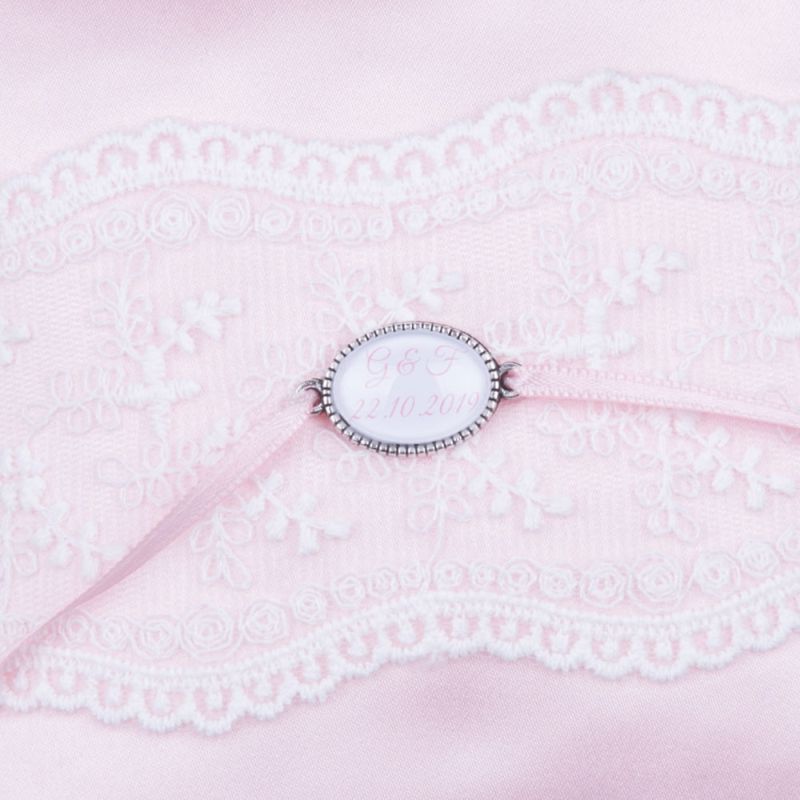 Ringkissen rosa mit Anhänger