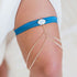 Strumpfband roségold für die Hochzeit