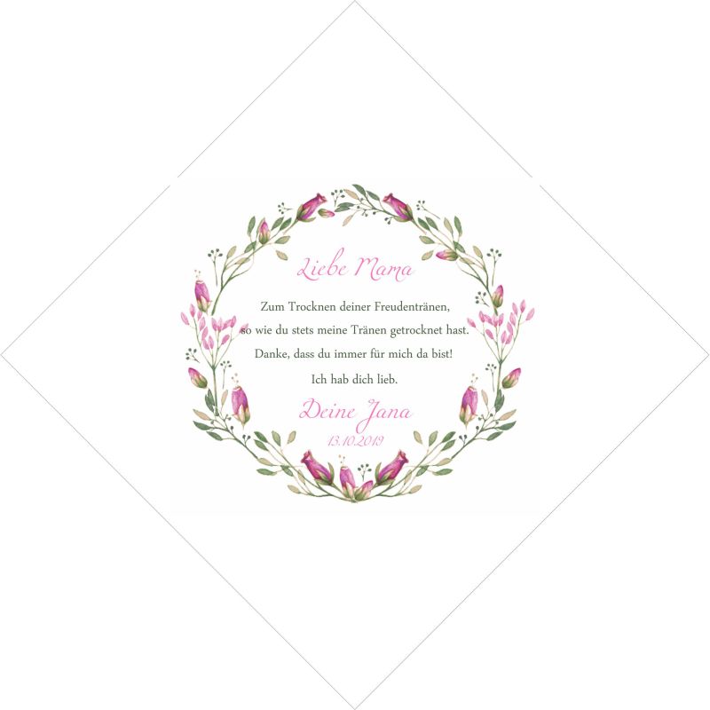 Vintage Hochzeit Taschentuch