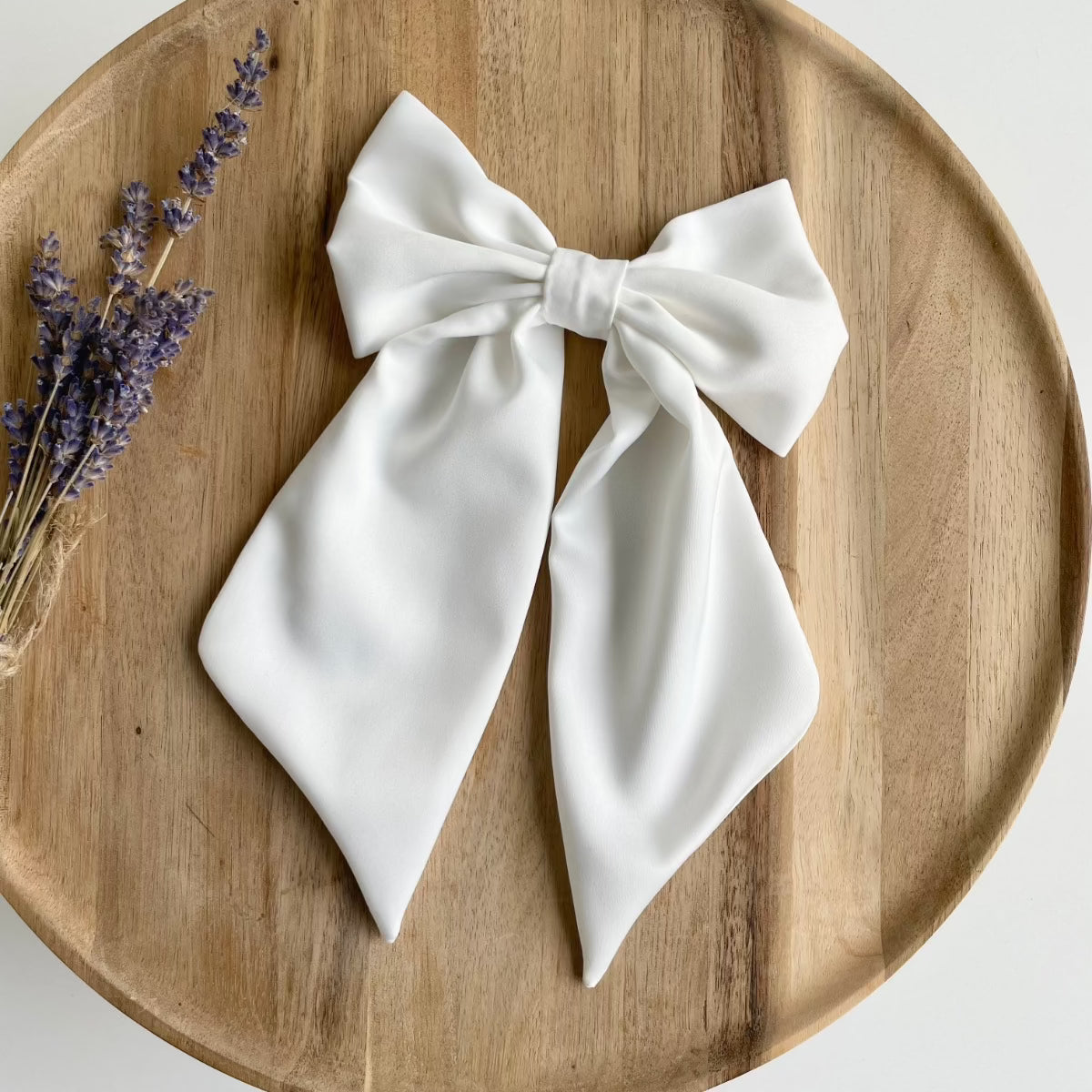 hair bow for the bride | ivory