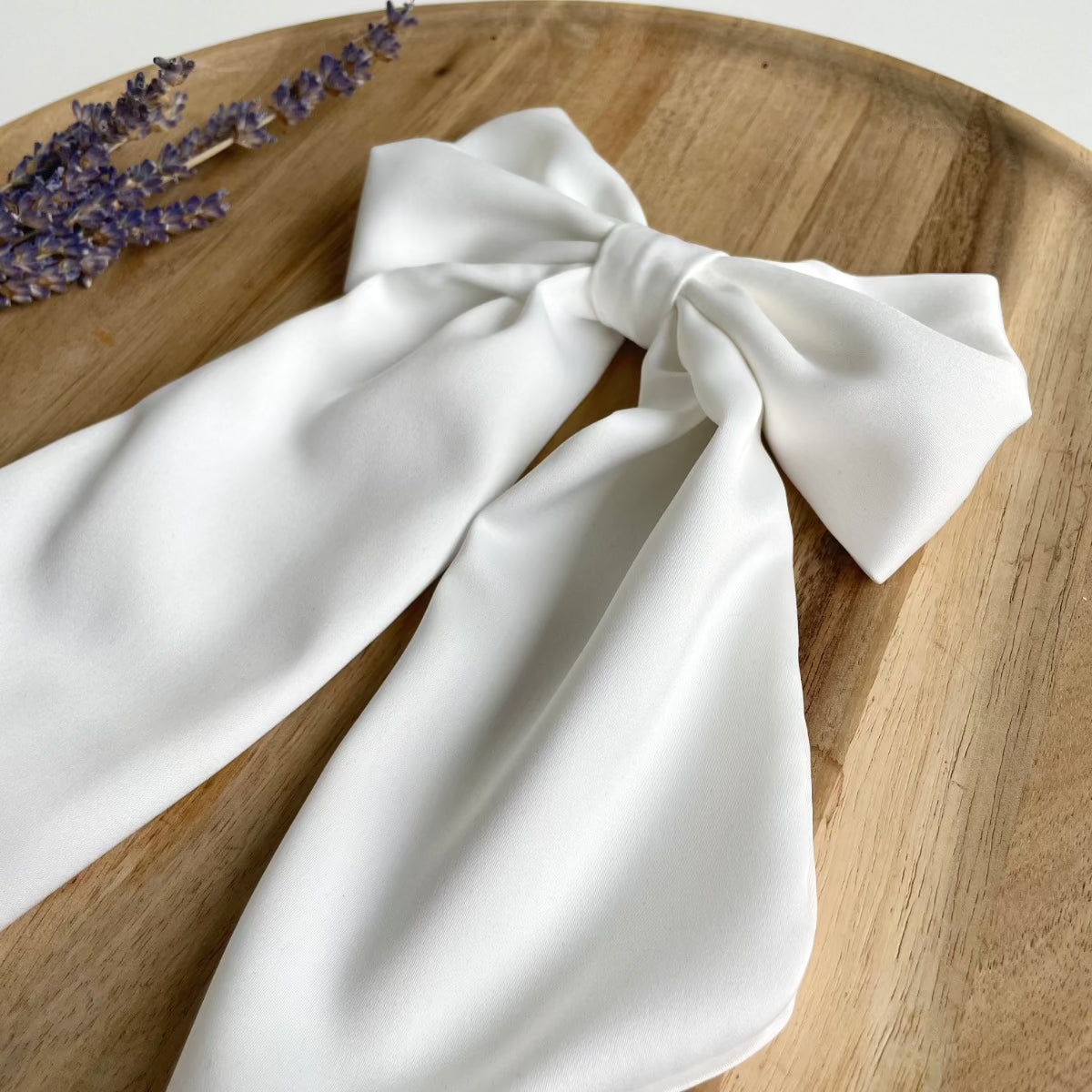 hair bow for the bride | ivory