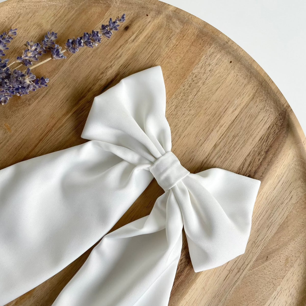 hair bow for the bride | ivory