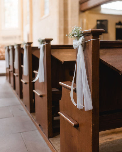 Kichenbankdeko-Schleifen-Hochzeit