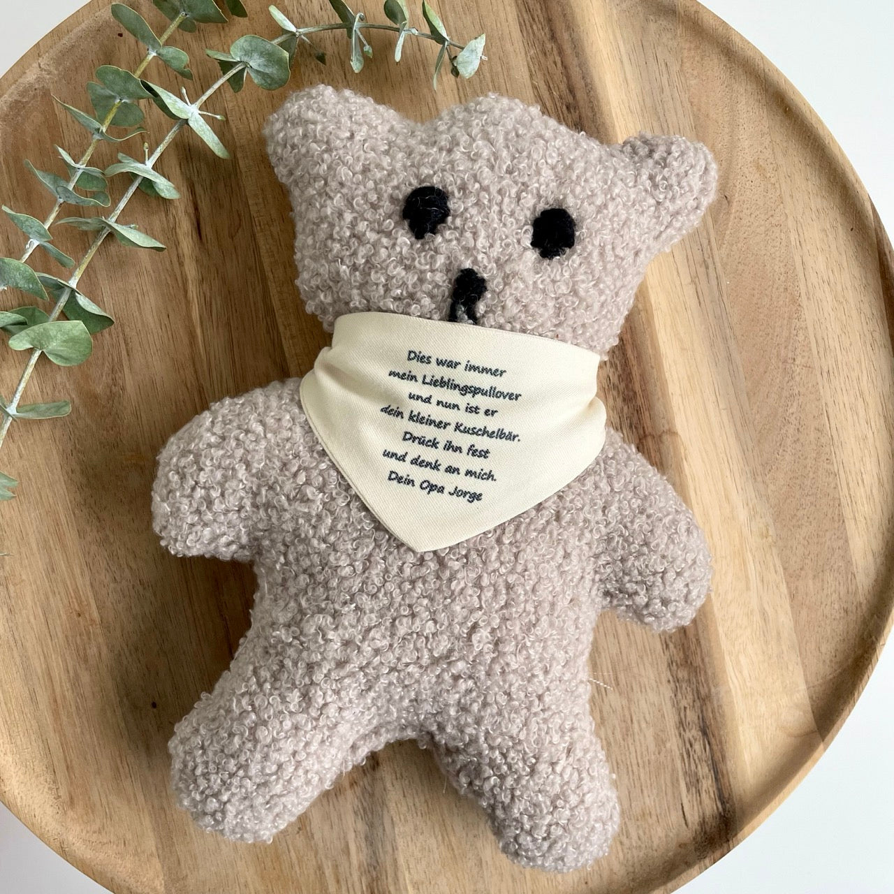 Memory Teddy | personal message | keepsake