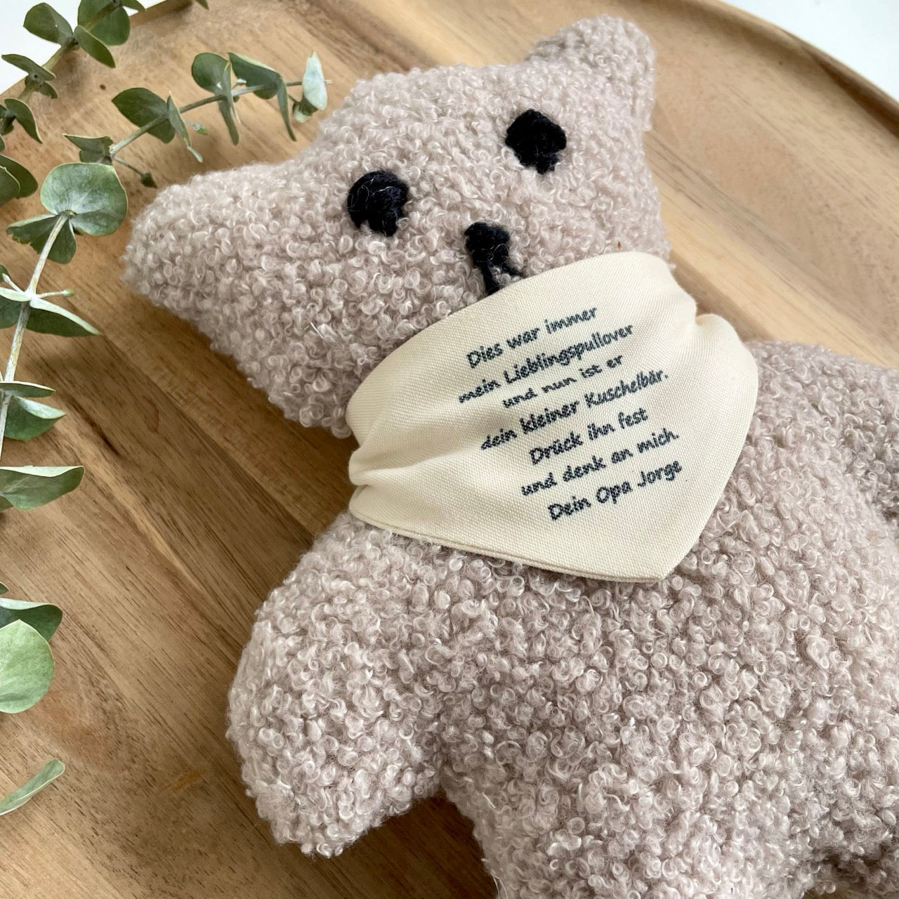 Memory Teddy | personal message | keepsake