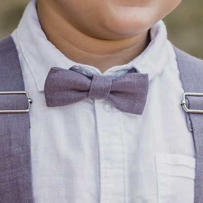 Linen bow tie Max for children