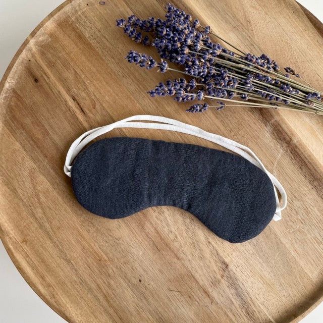 Sleep mask with lavender