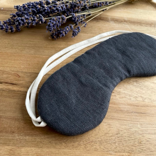 Sleep mask with lavender