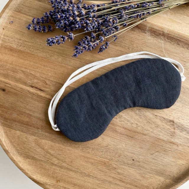 Sleep mask with lavender