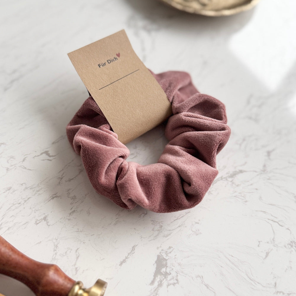 Scrunchies aus weichem Samt | Zopfgummi | Haaraccessoires