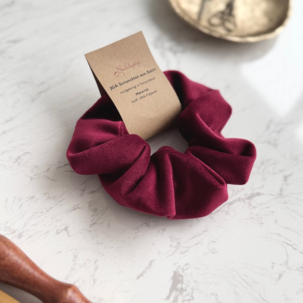 Scrunchies aus weichem Samt | Zopfgummi | Haaraccessoires