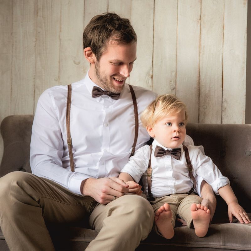 Hochzeit Outfit Kinder dunkelbraun