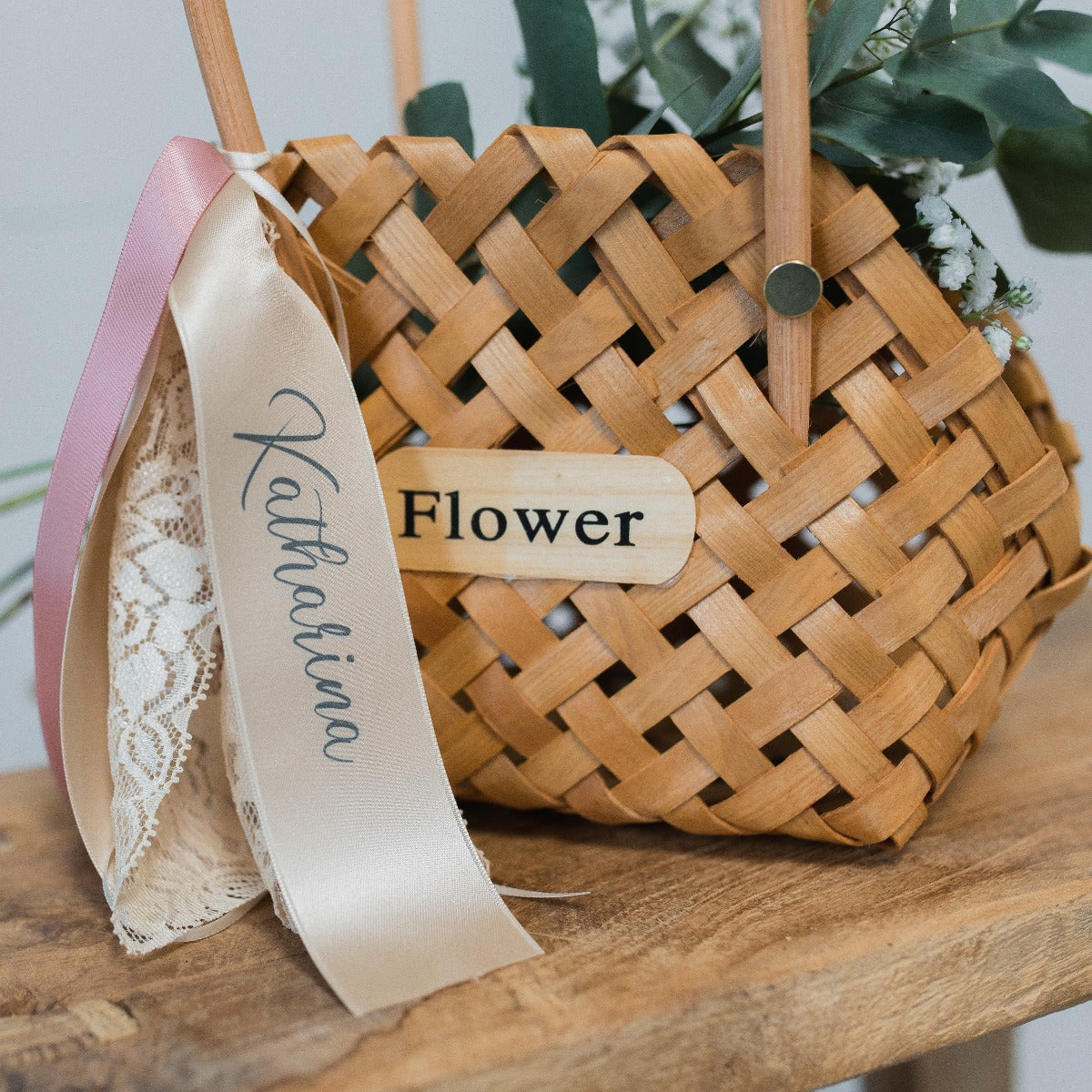 Korb für die Blumen Hochzeit