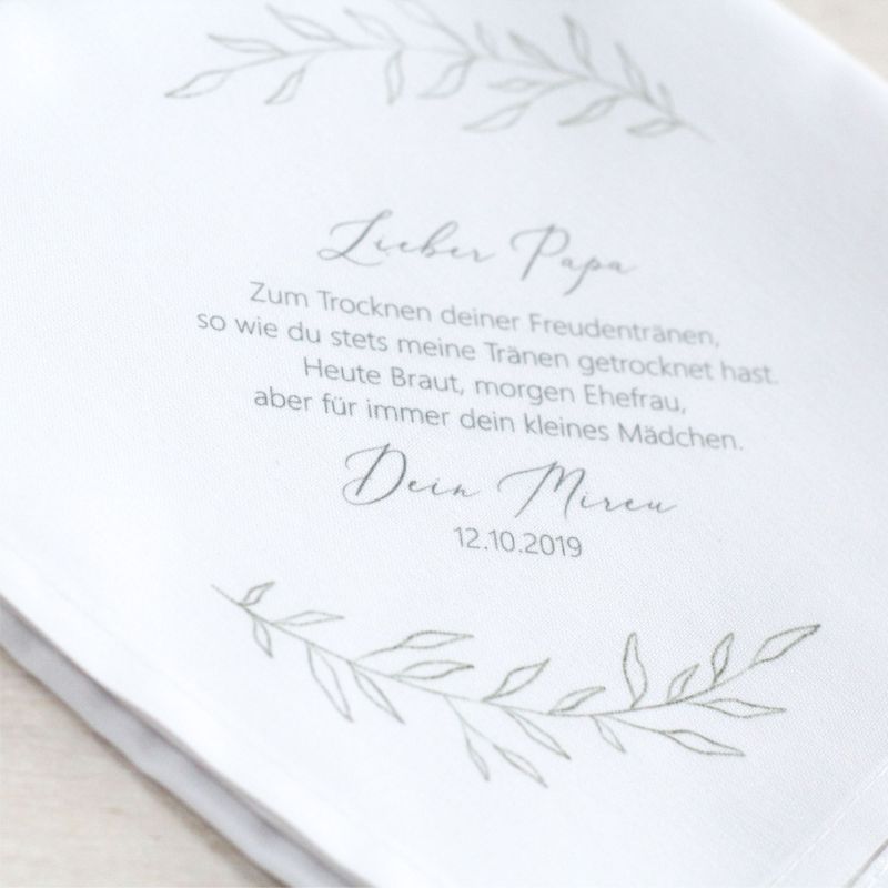 Taschentuch Hochzeit